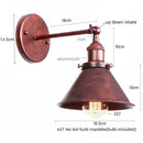 Helnys Industrial LED Wall Lamps for Bathroom Mirror Stair Light Dinning Room Home Decor