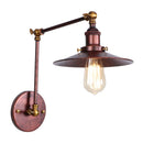 Helnys Rustic Vintage LED Wall Lamp Pull Chain Switch Stair Light Fixtures