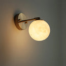 Helnys White Ball LED Wall Light - Modern Nordic Living Room Bedside Lamp