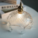 Helnys LED Glass Pendant Lights Adjustable Indoor Home Decor Hang Lamp