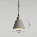 Helnys Yellow Cave LED Pendant Light - Modern Nordic Copper Socket Hanglamp