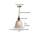 Helnys Crystal Glass LED Pendant Lights - Japan Style Hanging Lamp Fixtures