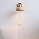 Helnys Ash Wood LED Wall Light Indoor Decor Lighting Wooden Bedside Lamp