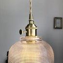 Helnys Modern Glass LED Pendant Light Fixture for Home Decor