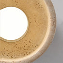 Helnys Round Stone Ceiling Lights Study Restaurant Living Room LED Ceiling Lamp