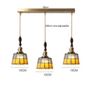 Helnys Vintage LED Pendant Lamp with Copper Socket & Glass Lampshade