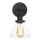 Helnys Industrial Iron LED Wall Lights with Pull Chain Switch