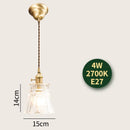 Helnys Diamond Glass LED Pendant Lamp for Indoor Lighting in Modern Nordic Style