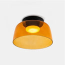 Helnys Amber Glass LED Pendant Lights - Nordic Modern Hanging Lamp