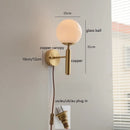 Helnys Moon Jupiter Copper Wall Lamp - Modern Nordic Home Decor