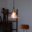 Helnys Glass Copper LED Pendant Lights Adjustable Nordic Modern Hanging Lamp