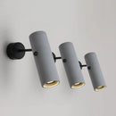 Helnys Industrial LED Wall Light Rotate Adjustable Gray Cement Bedroom Living Room Vintage