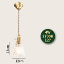 Helnys Diamond Glass LED Pendant Lamp for Indoor Lighting in Modern Nordic Style