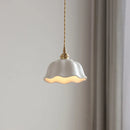 Helnys Ceramic LED Pendant Lamp with Adjustable Copper Socket