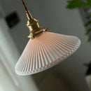 Helnys White Ceramic LED Pendant Light - Minimalist Loft Coffee Shop Illumination