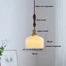 Helnys Nordic Ceramic Copper LED Pendant Lamp for Bedroom Dining Living Room