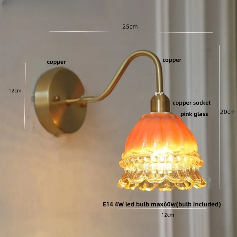 Helnys Pink Jellyfish Class LED Wall Lamp - Nordic Modern Design