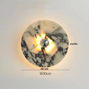 Helnys Marble LED Wall Sconce Round Modern Indoor Decor Light