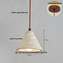 Helnys LED Pendant Lamp Yellow Travertine Modern Nordic Home Decor