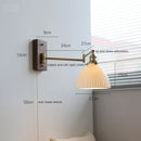 Helnys Right Totate LED Wall Lamp Beisde Pull Chain Switch Sconce Wandlamp