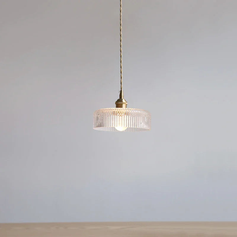 Helnys Glass Pendant Chandelier LED Lights for Living Dining Room