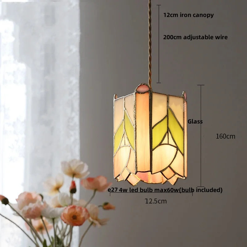 Helnys Adjustable LED Pendant Lamp with Copper Knob Switch for Dining Room