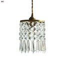 Helnys Crystal Brass LED Pendant Lamp - Nordic Modern Style