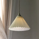 Helnys White Cloth LED Pendant Lights Japan Style Hanging Lamp