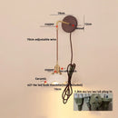 Helnys Adjustable LED Wall Sconce Lamp - Nordic Modern Design