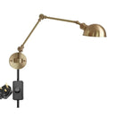 Helnys Nordic Copper Wall Sconce with Pull Chain Switch - Modern Indoor Lighting for Home