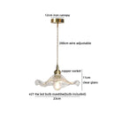 Helnys Lotus Leaf Flower Glass Pendant Lamp - Nordic Modern Hanging Lights