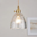 Helnys Clear Glass LED Pendant Lamp - Nordic Modern Minimalism Hanging Light