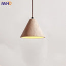 Helnys Yellow Travertine LED Pendant Light - Nordic Modern Hanging Lamp