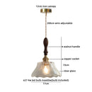 Helnys Glass LED Pendant Light with Adjustable Copper Socket - Modern Hanging Lamp