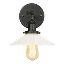 Helnys White LED Wall Lights - Industrial Style Bedside Lamp