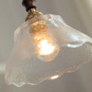 Helnys Glass LED Pendant Light with Adjustable Copper Socket - Modern Hanging Lamp