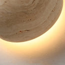 Helnys Yellow Travertine LED Wall Lamp for Living Room, Stair, Bathroom