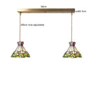 Helnys Flower Glass Copper Hanging Lamp: Nordic Modern LED Pendant Light
