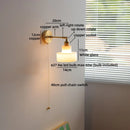 Helnys LED Wall Sconce Clear Glass Luxury Stair Light Wandlamp