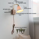Helnys LED Ceramic Wall Light Fixture Modern Nordic Decor Bedside Lamp