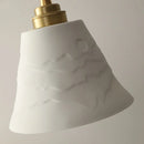 Helnys Ceramic LED Pendant Lamp Adjustable Modern Hanging Light Nordic Style