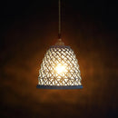 Helnys White Ceramic LED Pendant Lights - Nordic Modern Copper Hanging Lamp
