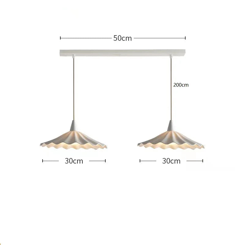 Helnys 30cm Ceramic LED Pendant Lights - Nordic Style Modern Hanging Lamp