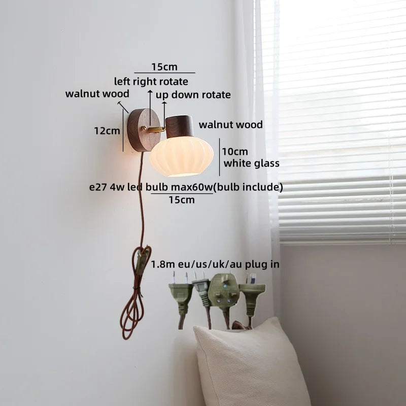 Helnys Ceramic LED Wall Lamp for Home Decoration