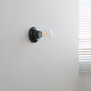 Helnys Modern Ceramic LED Wall Sconce Light for Bathroom or Bedside