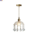 Helnys Crystal Glass LED Pendant Lights - Japan Style Hanging Lamp Fixtures