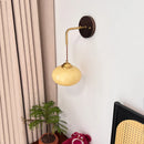 Helnys Kitchen Glass LED Wall Lamp for Shower Inside Pull Chain Lighting