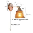 Helnys Ceramic LED Wall Sconce Light: Nordic Minimalist White Bedroom Lamp