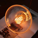 Helnys Glass Copper LED Pendant Lights Adjustable Nordic Modern Hanging Lamp