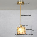 Helnys Crystal Glass LED Pendant Lamp - Adjustable Nordic Modern Luxury Hanging Lights